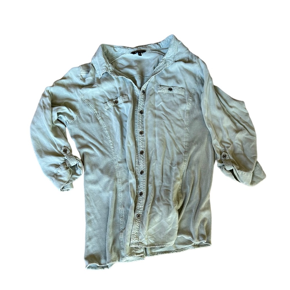 Long sleeve women’s button down top size XL